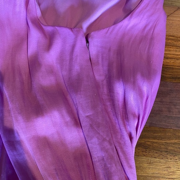 Banana Republic Sleeveless Goddess Dress in violet, size L12 - Picture 10 of 12